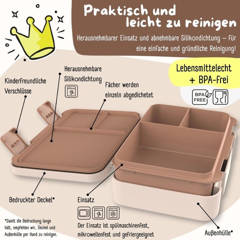 Znünibox Bearfoot Compact Dinosaurier gross