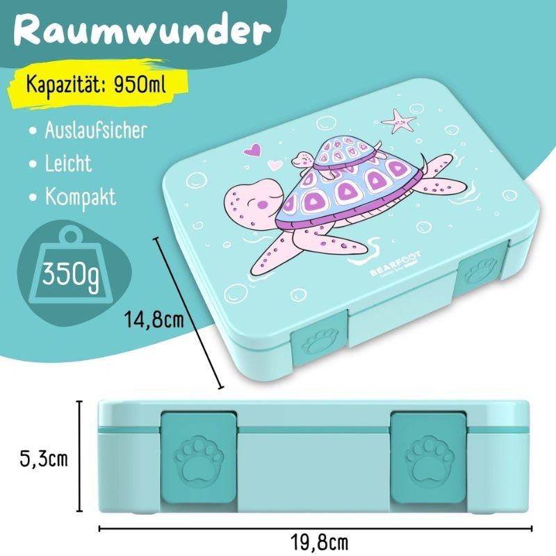 Znünibox Bearfoot Compact Schildkröte gross