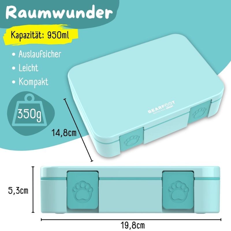 Znünibox Bearfoot Compact mint gross