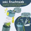 Trinkflasche Bearfoot blau 500ml