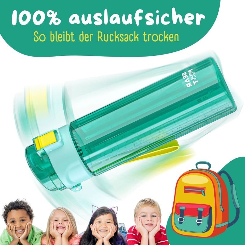 Trinkflasche Bearfoot mint 500ml