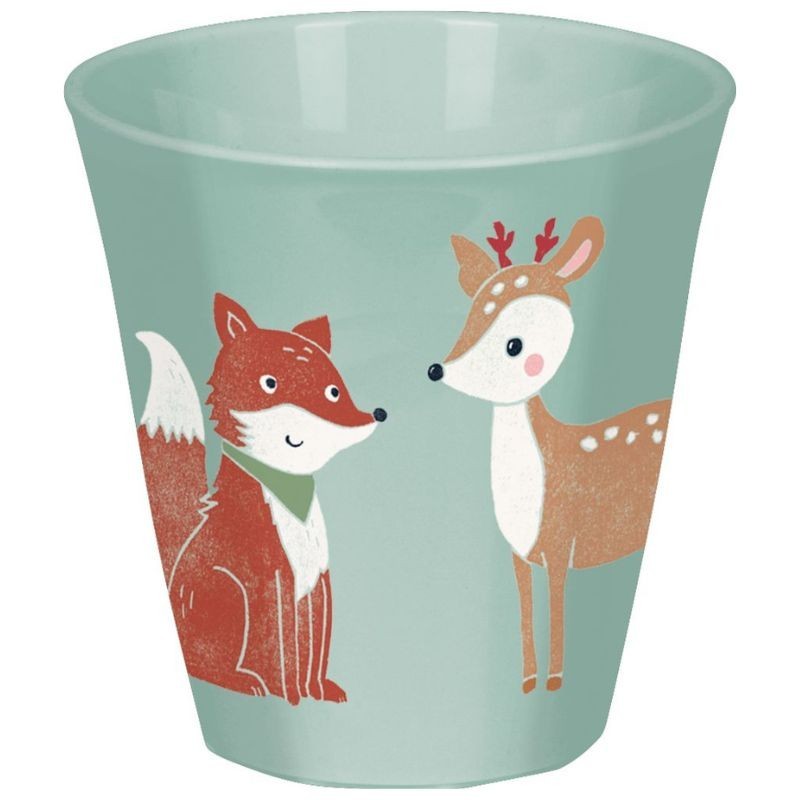 Becher Fuchs und Reh