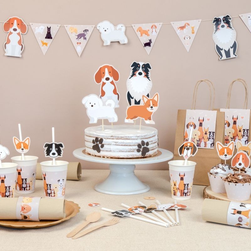 Kuchendeko Cake Topper Hunde