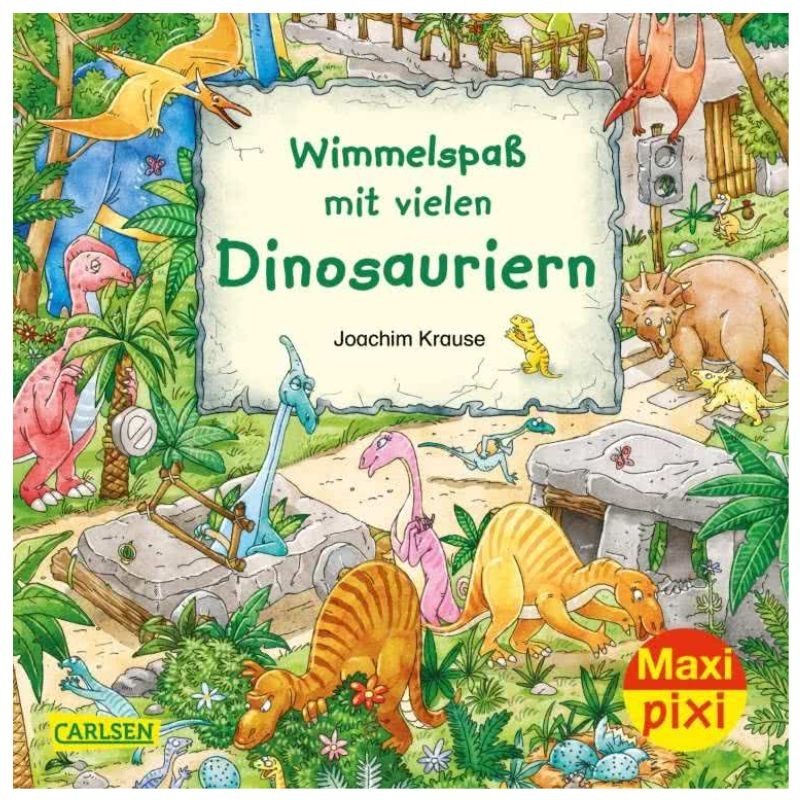 Wimmelspass mit vielen Dinosauriern Maxi Pixi