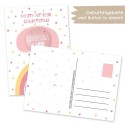 Geburtstagskarte Einhorn mit Button