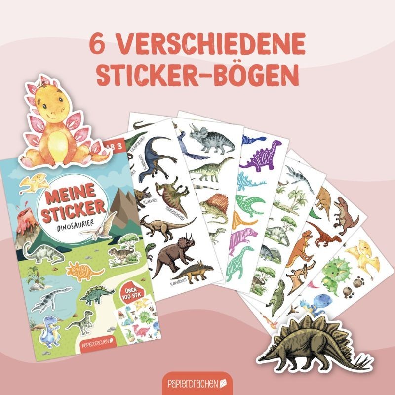 Sticker Set Dinosaurier