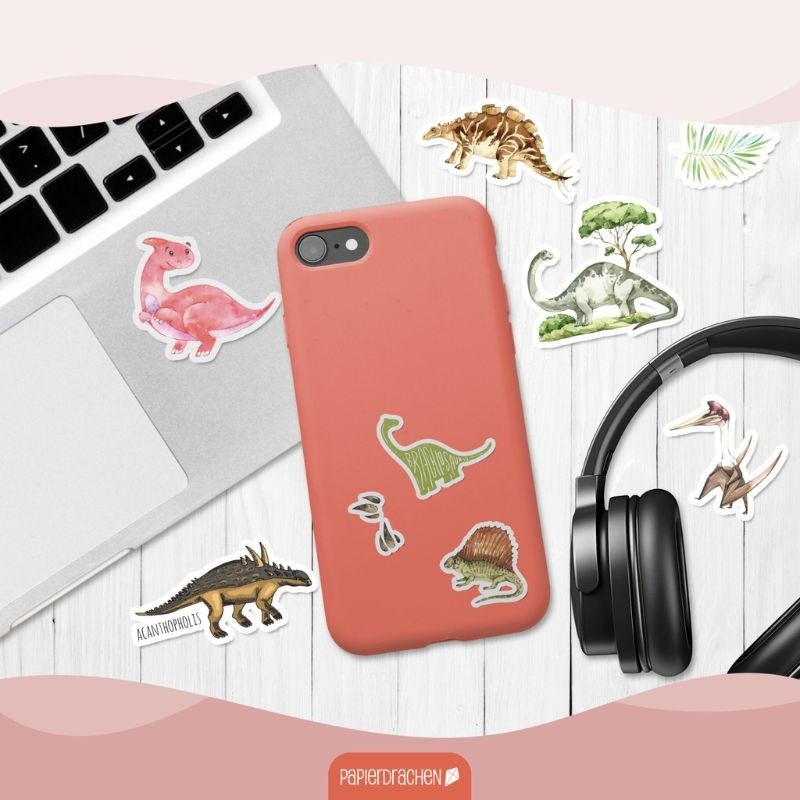 Sticker Set Dinosaurier