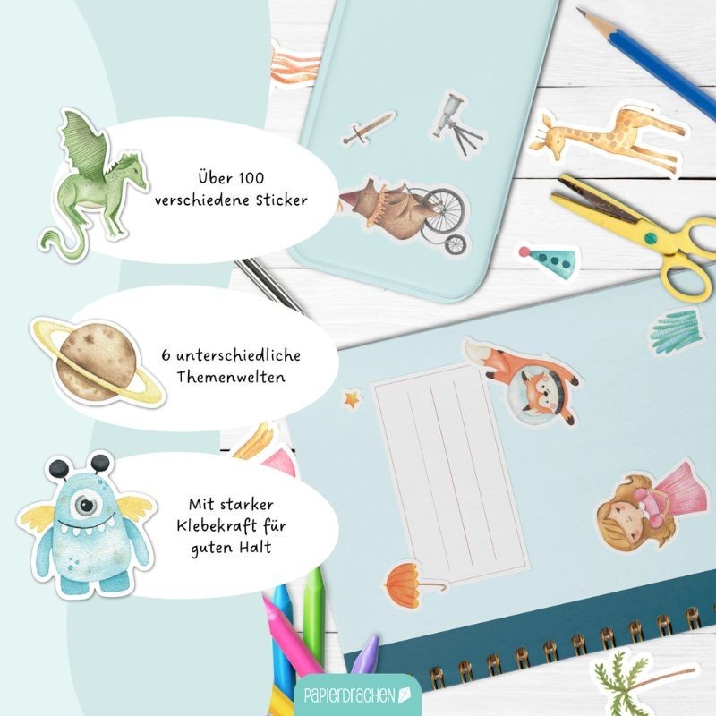 Sticker Set Bunter Mix