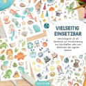 Sticker Set Bunter Mix