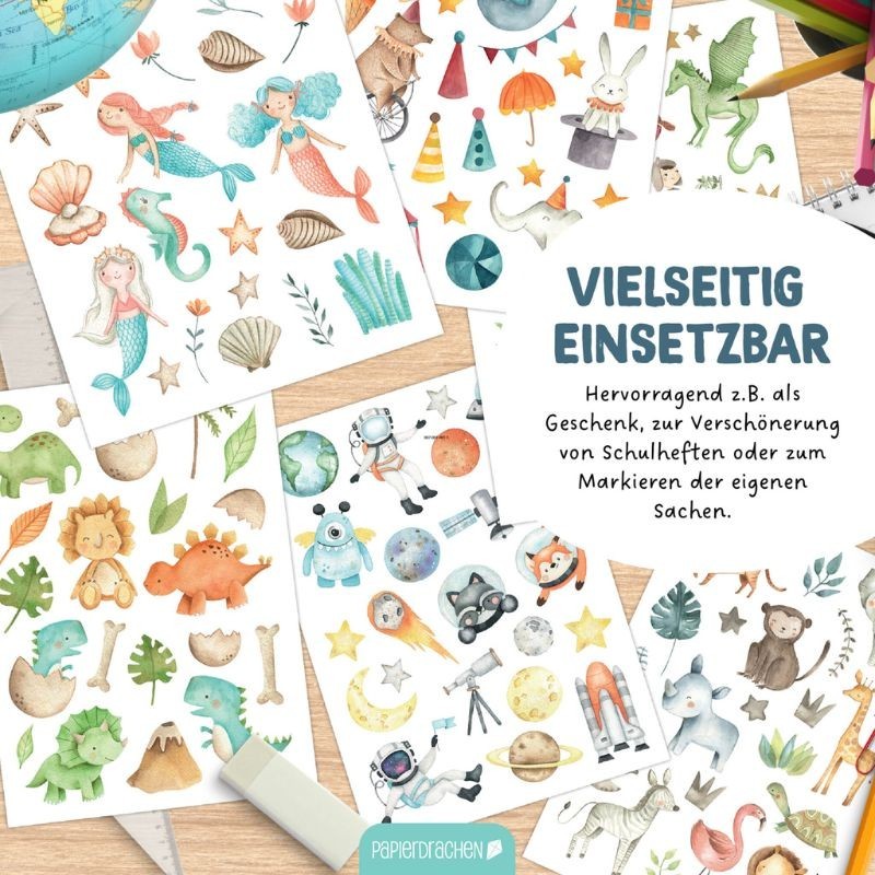 Sticker Set Bunter Mix