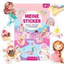 Sticker Set Einhorn, Prinzessin & Meerjungfrau
