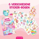Sticker Set Einhorn, Prinzessin & Meerjungfrau