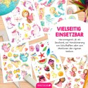 Sticker Set Einhorn, Prinzessin & Meerjungfrau