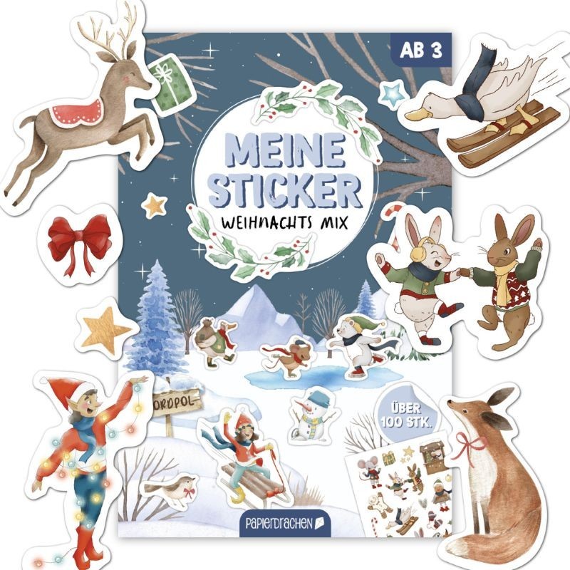 Sticker Set Weihnachts Mix