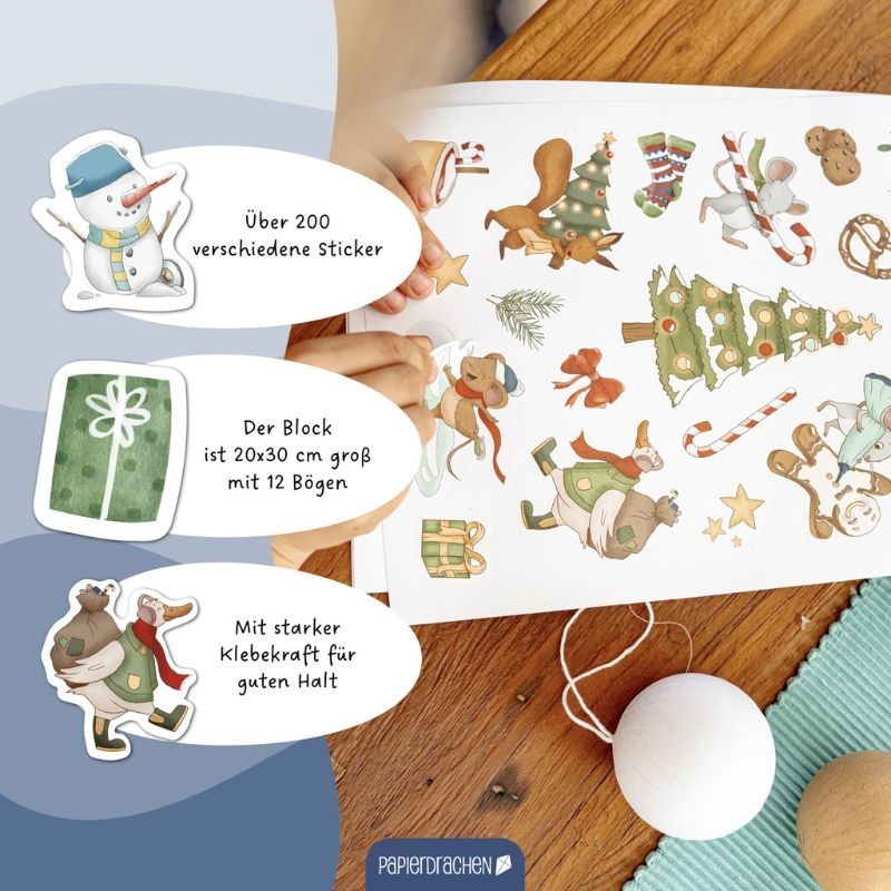 Sticker Set Weihnachts Mix