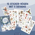Sticker Set Weihnachts Mix