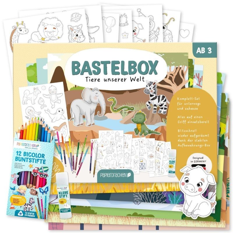 Bastelset Tiere unserer Welt