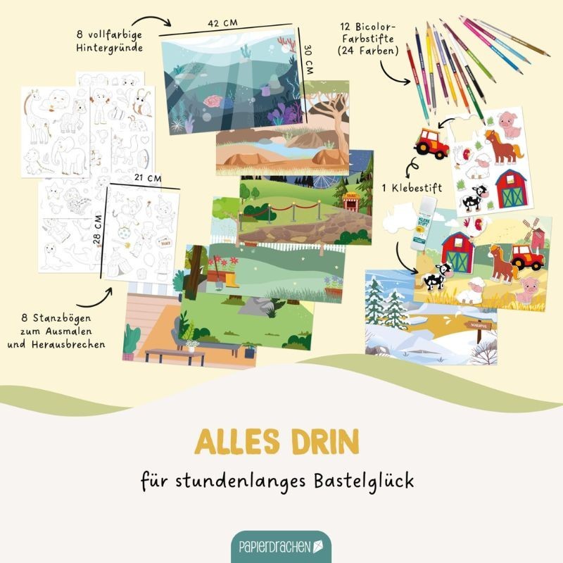 Bastelset Tiere unserer Welt