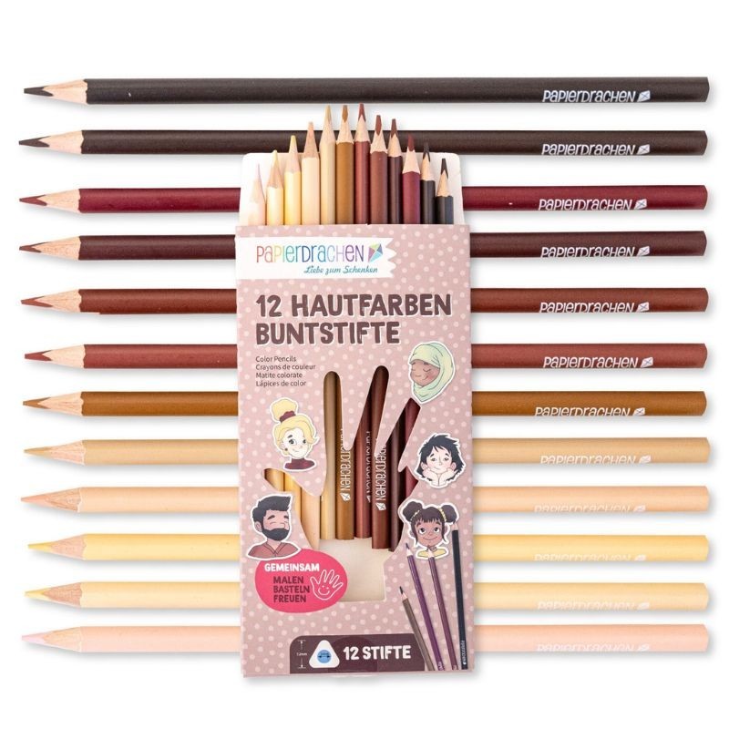 Farbstifte Set Hautfarben