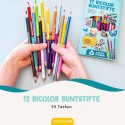 Farbstifte Set Bicolor
