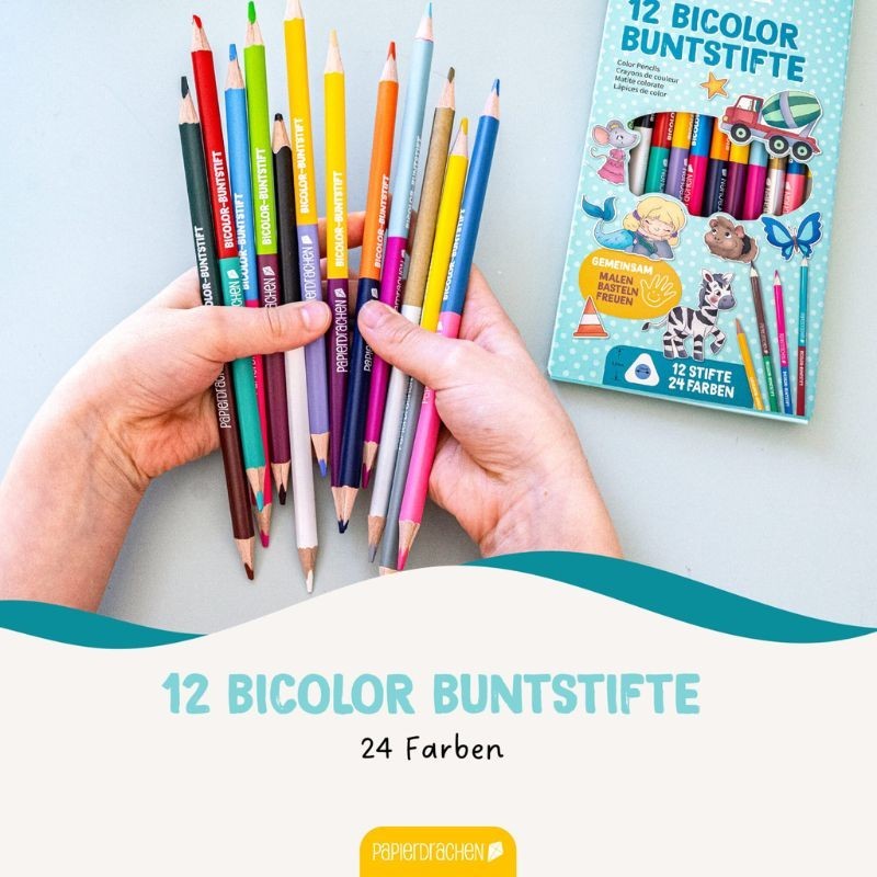 Farbstifte Set Bicolor