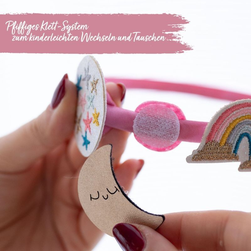 Haarspangen und Haarreifen Regenbogen