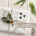 Adventskalender Zahlen Sticker Fussball