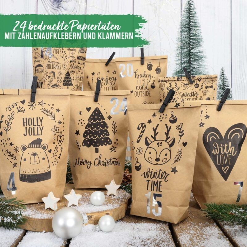 Adventskalender zum Befüllen Enjoy