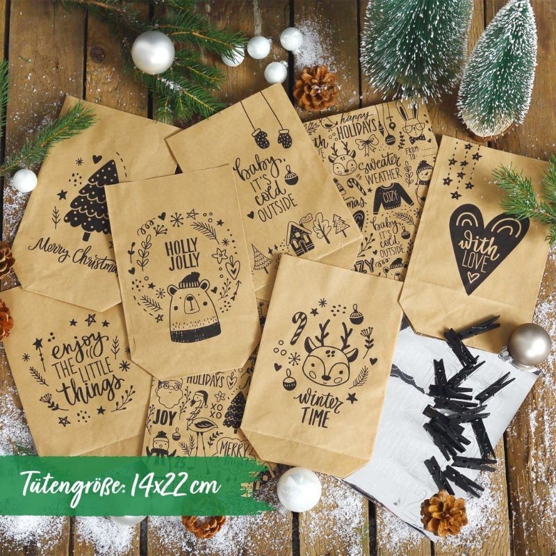Adventskalender zum Befüllen Enjoy