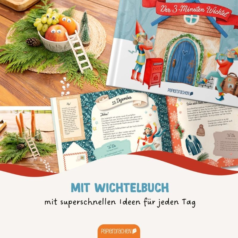 Wichtel Bastelset mit Wichteltür