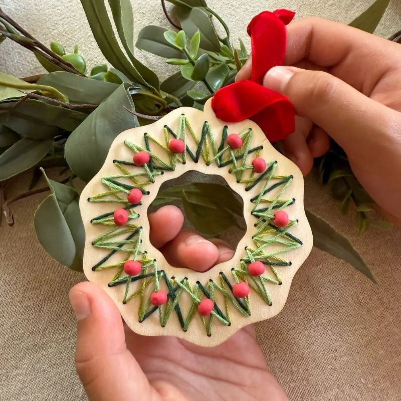 Bastelset Weihnachtskranz