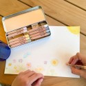 Aquarell Farbstifte pastell