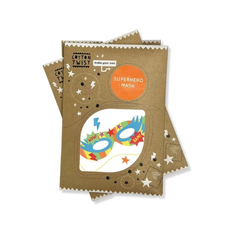 Bastelset Superhelden Maske bunt