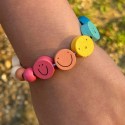 Holzperlen Set Smileys