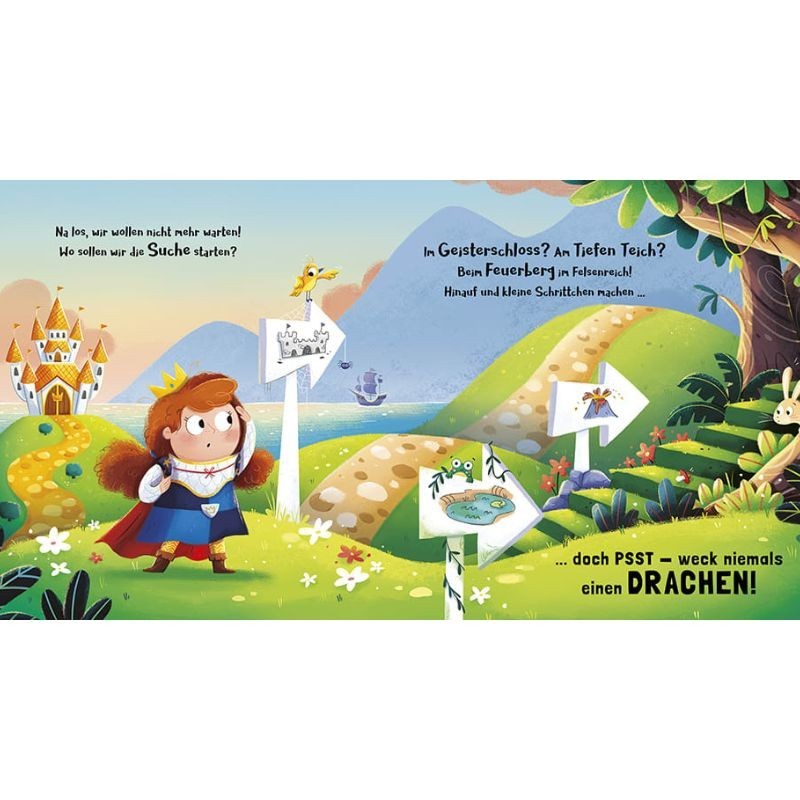 Bitte nicht wecken ... Hier schläft ein Drache!