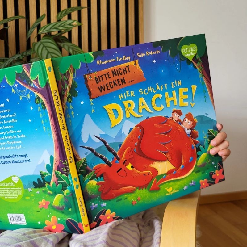 Bitte nicht wecken ... Hier schläft ein Drache!