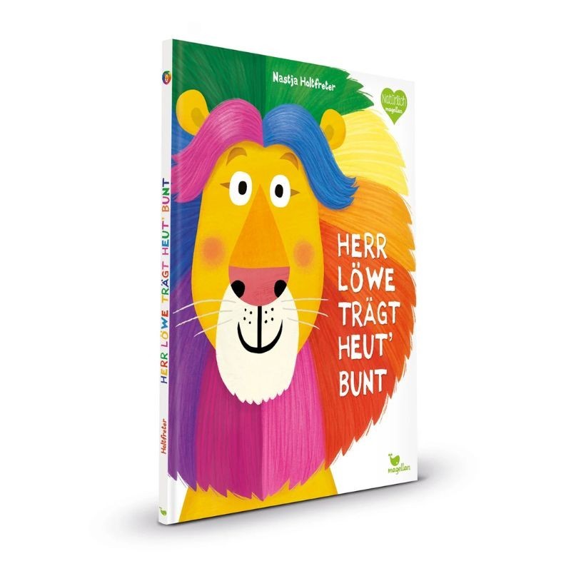 Herr Löwe trägt heut' bunt