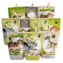 Adventskalender zum Befüllen Dinosaurier