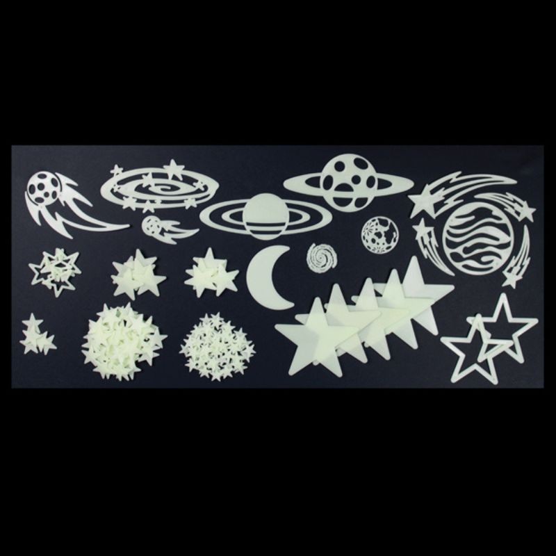 Leuchtsterne Glow in the Dark Maxi Set
