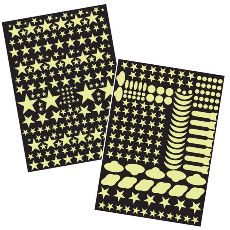 Leuchtsterne Glow in the Dark Maxi Set