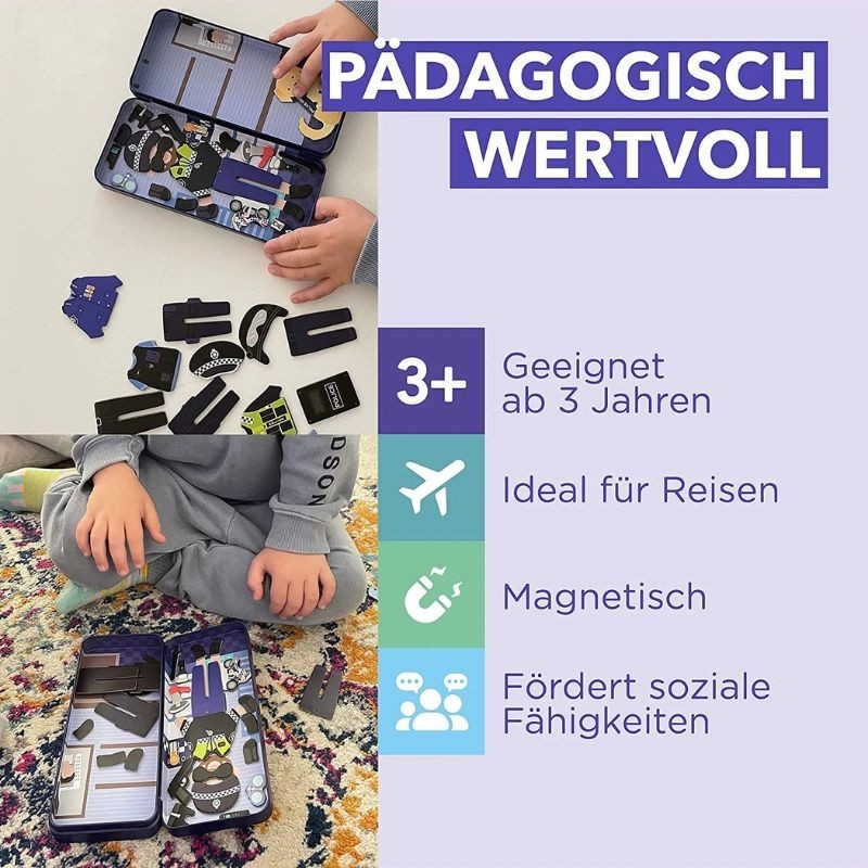 Magnetspiel Polizist