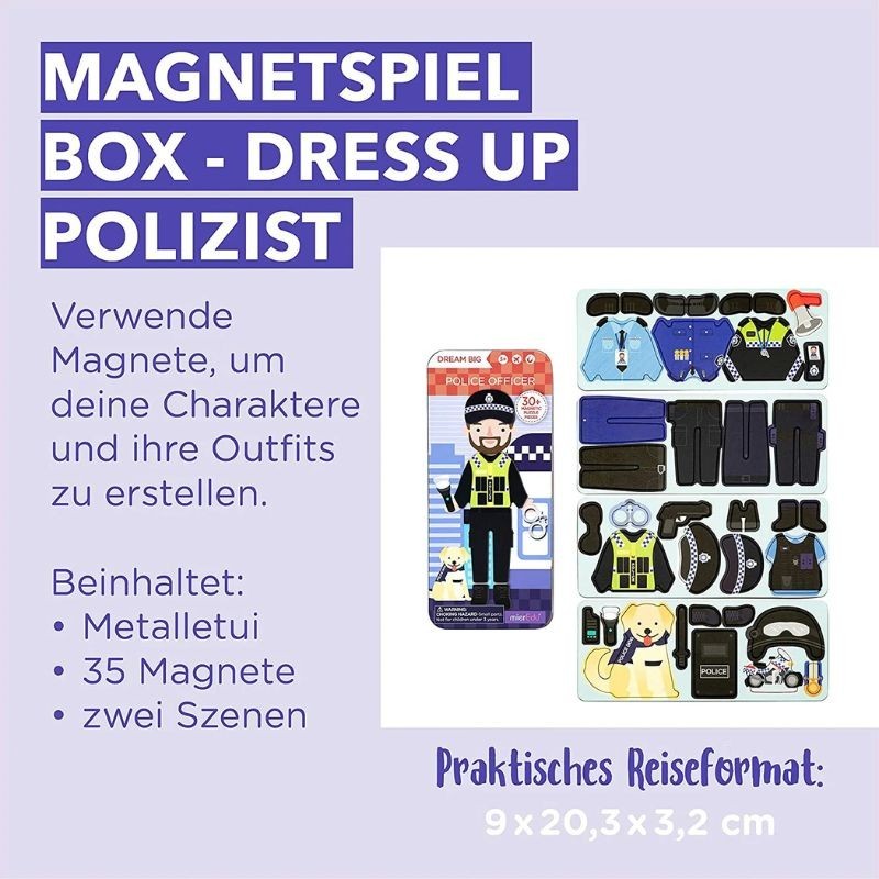 Magnetspiel Polizist