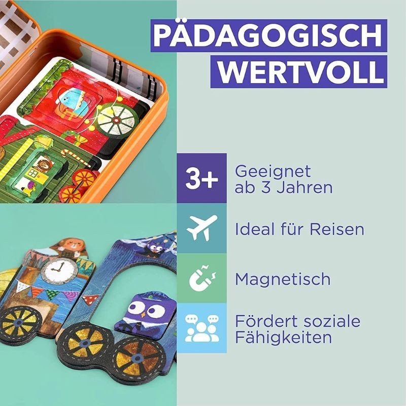 Magnetspiel Züge