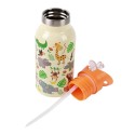 Trinkflasche Edelstahl Tiere orange