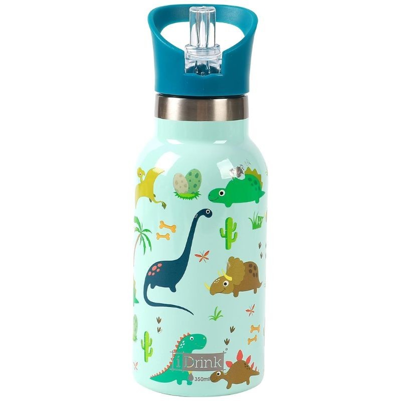 Trinkflasche Edelstahl Dinosaurier