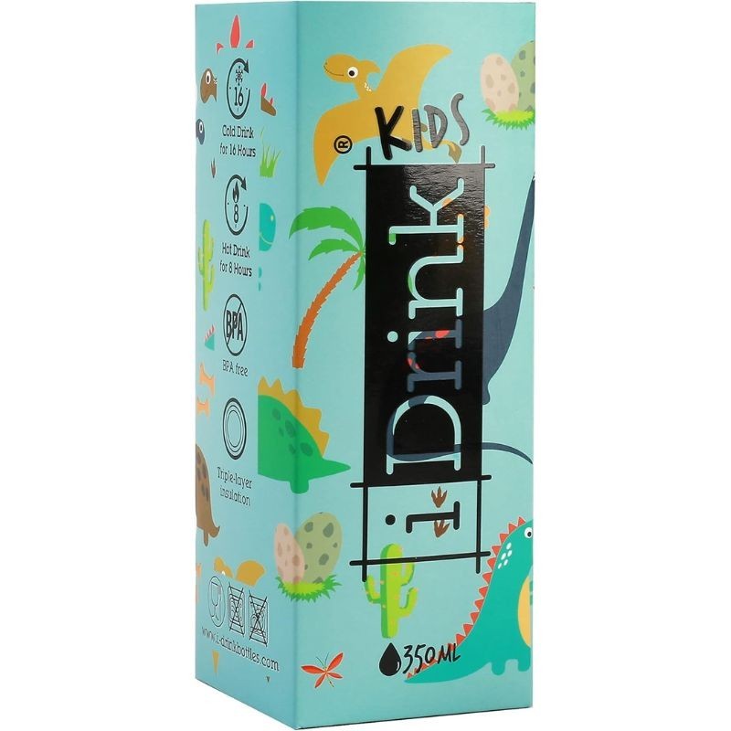 Trinkflasche Edelstahl Dinosaurier