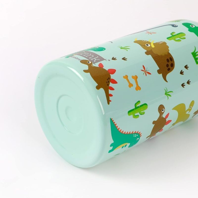 Trinkflasche Edelstahl Dinosaurier