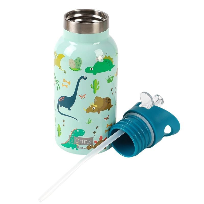 Trinkflasche Edelstahl Dinosaurier