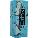 Trinkflasche Edelstahl Hai in blau