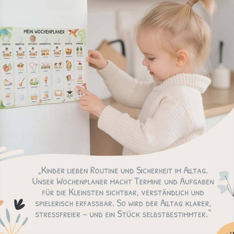 Wochenplaner Set Dino